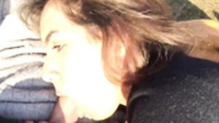 Amateur public blowjob living the life