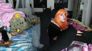 orange hair Masturbation - Lana