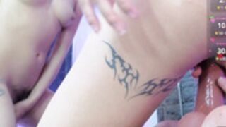 bellaodisea dildo masturbation and creamy orgasm part 2