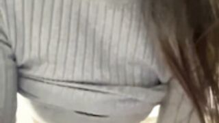 ledy-ok glass dildo pussy