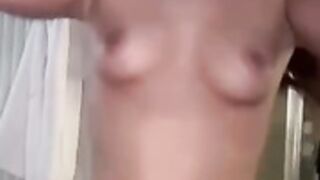 Helenaakln rides dildo on bathtub
