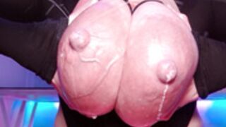 Tied lactating tits