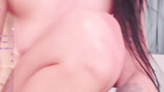 Lucifera1 - fingering her oiled pussy until she squirts