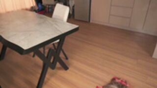 upside down blowjob deepthroat cum on face