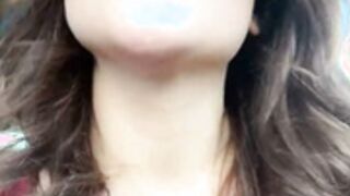 South_Carolina deep blowjob with drool on tits
