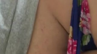 Teen masturabate with hairbrush