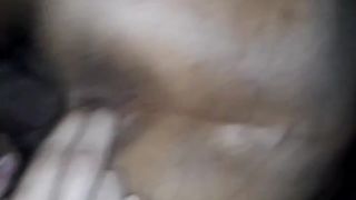 Fucking lil slut wit finger in ass
