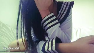 18 Year old Pinay Virgin Student Confess her Love to her Professor