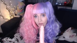 Scarletloveu Dildo Facial