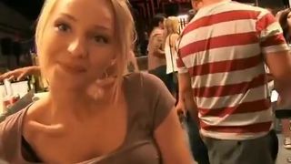 Public tease