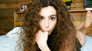 Coy_Amina sucking her thumb on Day 257